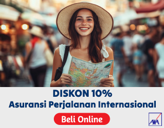 Diskon 10% Asuransi Perjalanan AXA